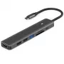 Adattatore USB Type-C - HDMI, 3x USB Type-A, SD, TF, USB Type-C PD100W