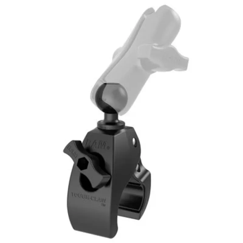RAM Mounts RAP-B-400U Tough-Claw base a morsetto piccola con sfera da 1 pollice (2,54 cm), per barre da 0,625–1,14 pollici