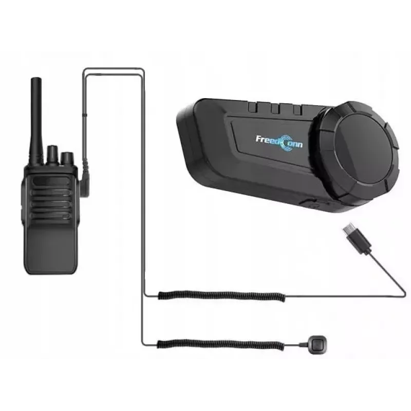 FREEDCONN KY-PRO SINGLE interfono per moto, nero