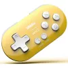 Gamepad wireless 8BitDo Zero 2 giallo — Bluetooth, formato tascabile compatto, RET00221