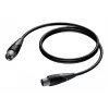 Cavo XLR maschio su XLR femmina Procab 10 m — connessione audio bilanciata, Procab 1KPCL114