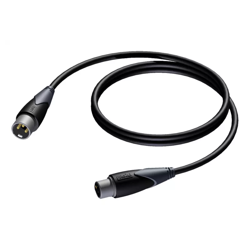 Cavo XLR maschio su XLR femmina Procab 10 m — connessione audio bilanciata, Procab 1KPCL114