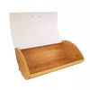 Maestro MR-1775-IVORY portapane avorio, legno bambù, metallo