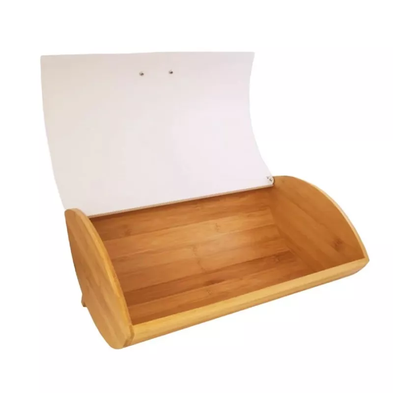 Maestro MR-1775-IVORY portapane avorio, legno bambù, metallo