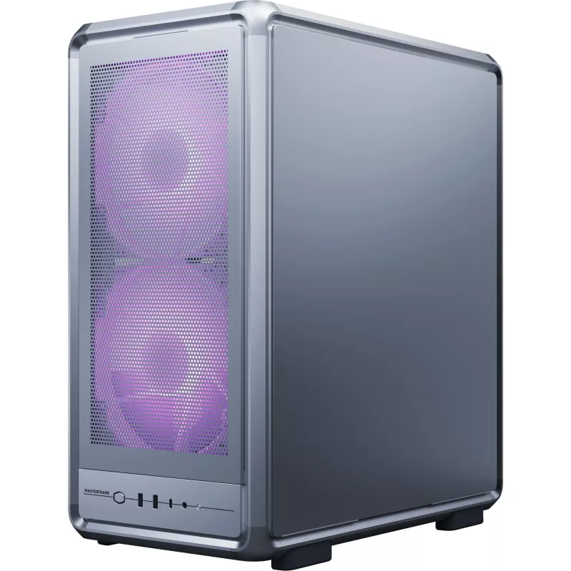 Cooler Master MasterFrame 500 Mesh ARGB case PC Midi Tower, argento, vetro temperato