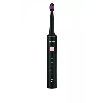 Spazzolino da denti elettrico ZELMER ZTB2010K nero, ricaricabile, design compatto
