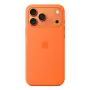 Custodia in silicone Apple iPhone 17 Pro Max compatibile MagSafe arancione