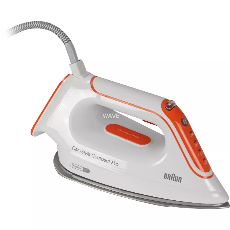 Braun CareStyle Compact Pro IS2561WH 2400 W 1,5 L suola EloxalPlus arancione, bianco
