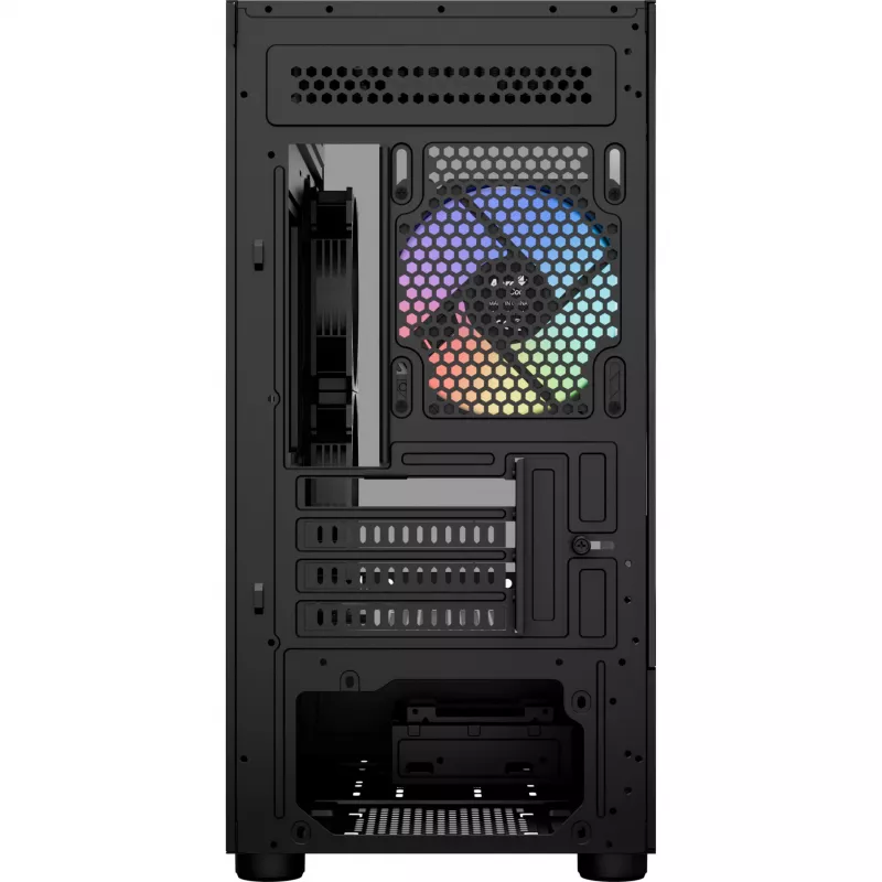 Case per computer Micro/Mini-ITX AEROCOOL Geh Viewport Mini-G-BK-v4 ARGB nero