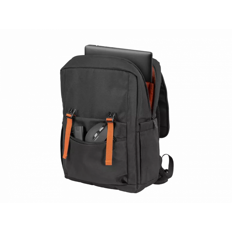 NATEC Niala Ginger Orange 39,6 cm (15,6) zaino nero