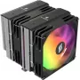 Dissipatore CPU Silentware Titan RGB dual-tower con 6 heatpipe e 2 ventole PWM A-RGB da 120 mm