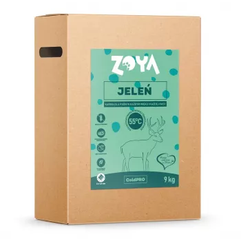 Cibo secco per cani ZOYA ColdPRO Deer 9 kg — mantenimento per cani adulti, monoproteico al cervo, 26% proteine, 9,5% grassi