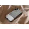 Custodia per smartphone man and wood per iPhone X/XS — nero, retro rigido protettivo