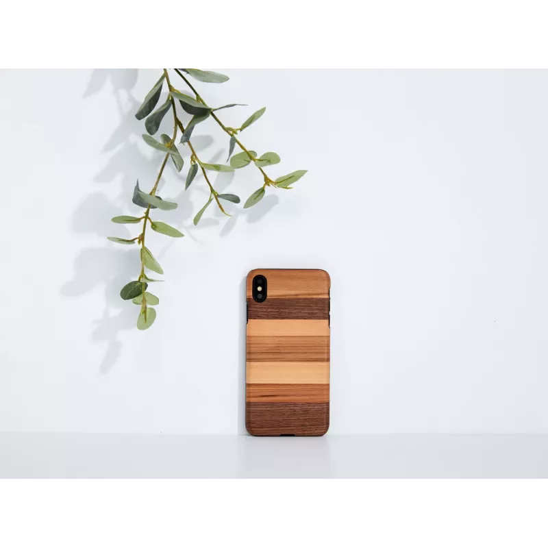 Custodia per smartphone man and wood per iPhone XS Max — nero