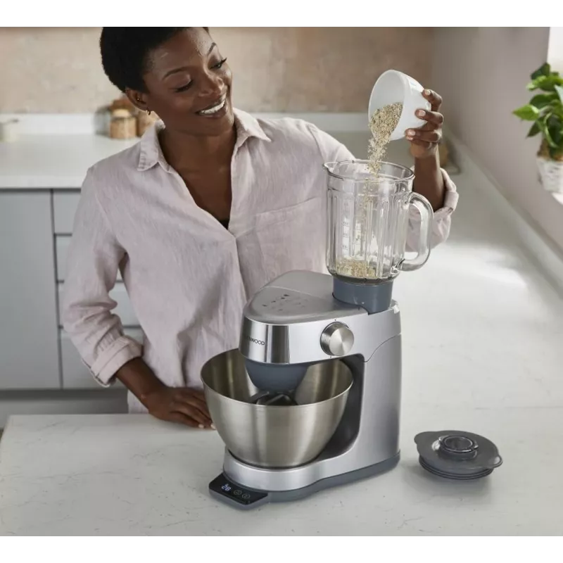 Kenwood Prospero+ Robot da cucina 1000 W 4,3 L Argento, bilancia integrata in acciaio inox