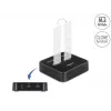 Docking station DeLOCK M.2 per 2 x M.2 NVMe PCIe SSD con funzione di clonazione