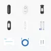 Reolink D340P - videocitofono cablato 5MP con campanello, PoE, rilevamento persone, audio bidirezionale, compatibile con NVR