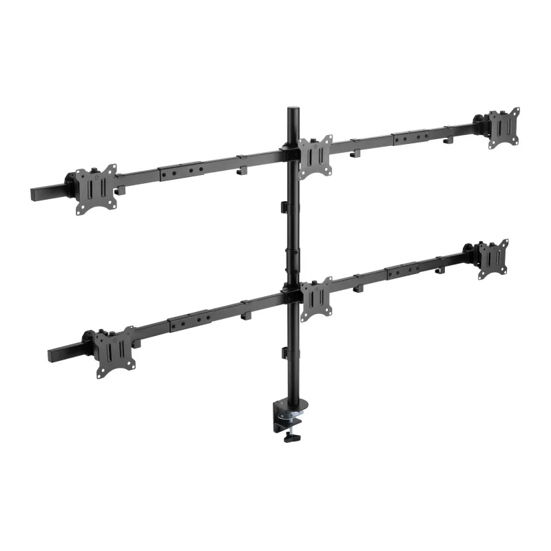 Supporto LCD SBOX LCD-352/6-2 per display 17–32 pollici, 7×7 kg, VESA 100×100
