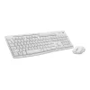 Logitech MK295 Silent - set tastiera e mouse - wireless - 2,4 GHz - italiano - bianco crema