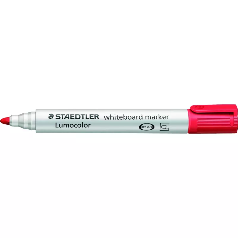 Pennarello Staedtler Lumocolor 351 WP4 punta bullet nero blu verde rosso
