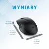 HP 435 mouse wireless multi-device, per destrimani e mancini, RF Wireless + Bluetooth, 4000 DPI, nero