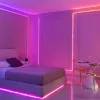 Festa luminosa LED Twinkly TWD200STP-TEU striscia multicolore per interni, distanza 5 cm, IP20, cavo trasparente