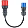 Adattatore go-e Gemini flex 11 kW su CEE blu 16 A cavo 0,3 m