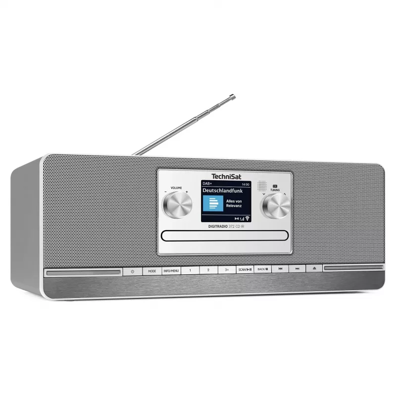 TechniSat DIGITRADIO 372 CD IR Internet analogico e digitale antracite, argento