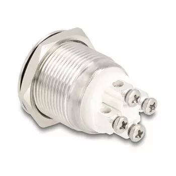 Pannello a pulsanti DeLOCK 20978 argento 230 V 3 A
