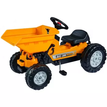 Simba-Dickie BIG Jim dumper, camion ribaltabile giocattolo, plastica, per 3–5 anni, nero e giallo