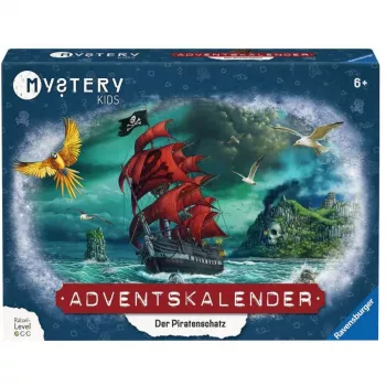 Mystery Kids calendario dell'avvento Der Piratenschatz, gioco di puzzle