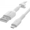 Cavo Belkin Cbl Scicone USB-A LTG 2M blc bianco USB A USB C Lightning