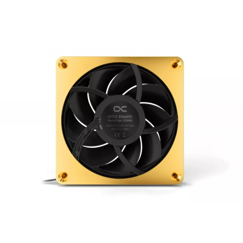 Modulo ventola Alphacool 13854 plastica nero oro 12V 320g
