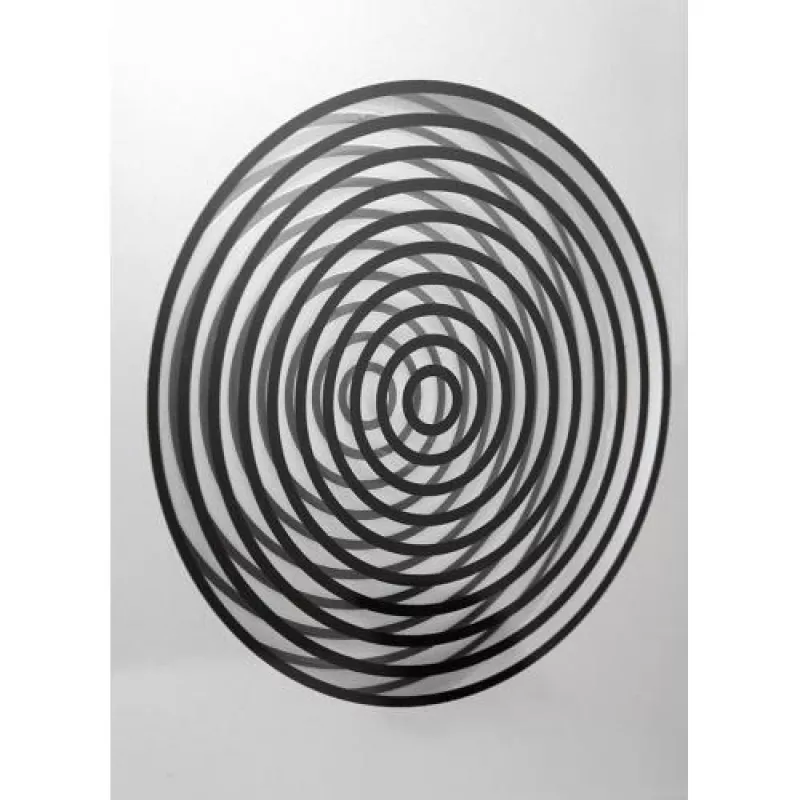 NeXtime orologio 3028 OP, 16x30,2 cm, da parete, vetro, argento