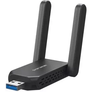 Adattatore USB Wi-Fi MERCUSYS MA72XH AX1800 con antenne High-Gain, USB-A Plug-and-Play