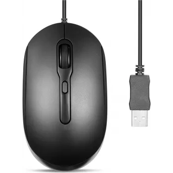 Perixx PERIMICE-222UB mouse ottico Silent USB-A nero - mouse - ottico (PERIMICE-222UB)