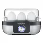 Cuociuova Severin EK 3163 3 uova nero acciaio inox trasparente