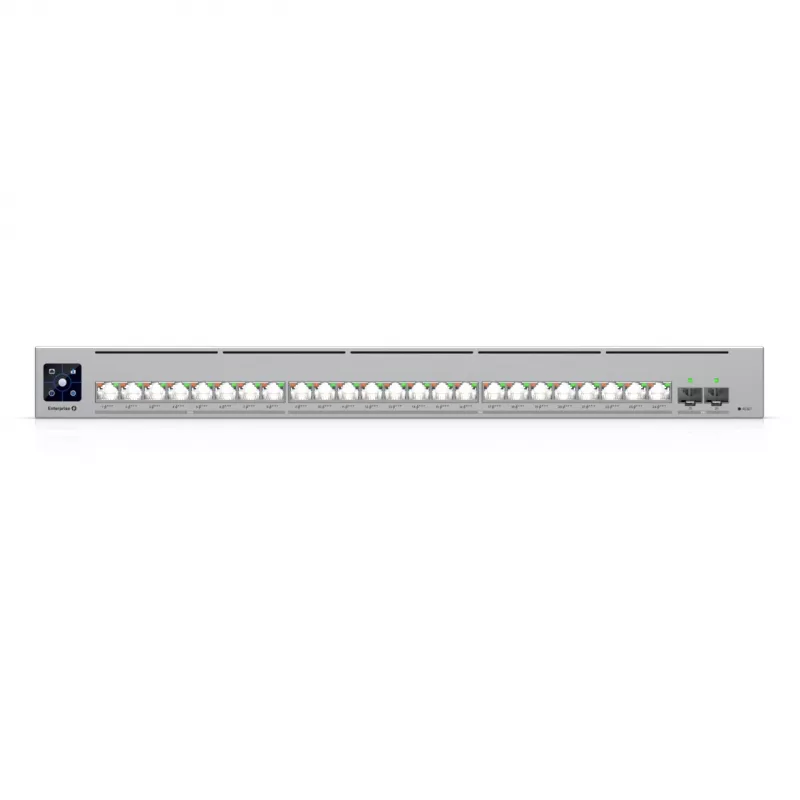 Ubiquiti UniFi Enterprise Campus ECS-24-PoE Switch L3 gestito, 8x 2,5G + 16x 10G RJ-45 + 2x SFP28, PoE+++