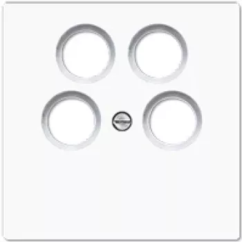 JUNG LS 990-4 SAT2 WW - bianco - termoplastica - convenzionale - JUNG - TV + SAT