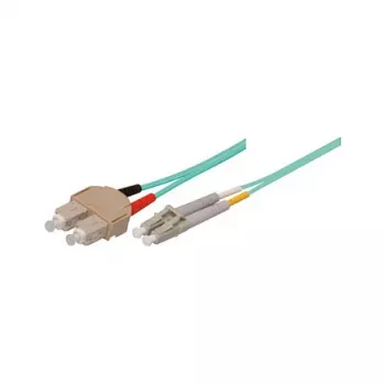 Cavo patch fibra ottica duplex OM3 (multimode, 50/125) LC/SC, LSZH, polarità reversibile, 3 m, Good Connections®