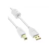 Cavo USB Microconnect USBAB2WF USB 2.0 2 m USB A USB B bianco