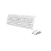 Rapoo 8210M set tastiera e mouse wireless multimodale, bianco