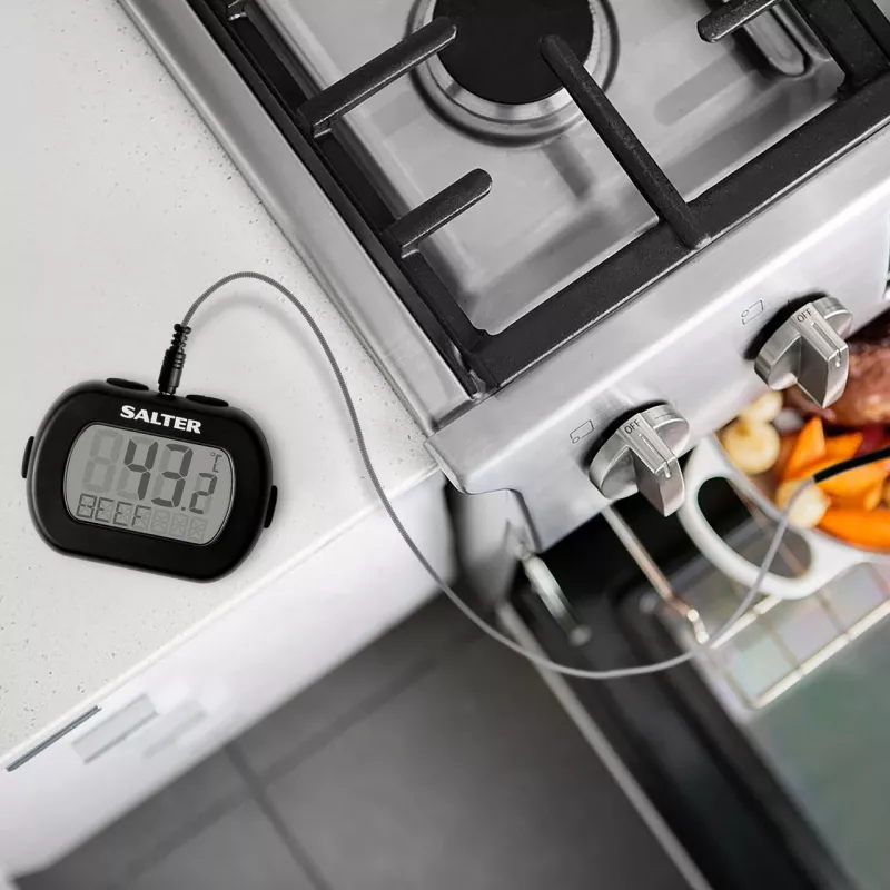 Termometro digitale a lettura istantanea Salter 515 BKCR, impermeabile, per alimenti