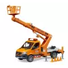 Veicolo BRUDER MB Sprinter piattaforma di lavoro età consigliata 3+