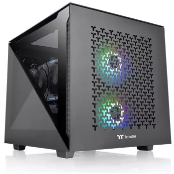 Case PC Thermaltake Divider 200 TG Air Micro Tower nero