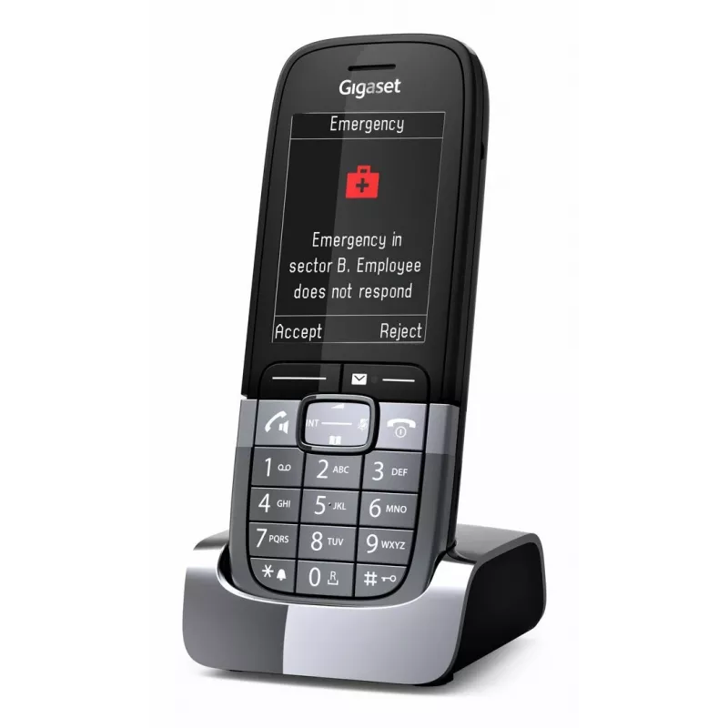 Telefono DECT Gigaset SL850H Pro con identificazione chiamante titanio