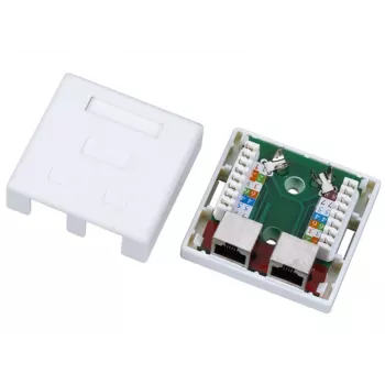 Connettore femmina RJ45 Alantec GN004, bianco