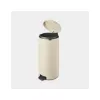 Pattumiera rotonda beige Brabantia NewIcon 30 L
