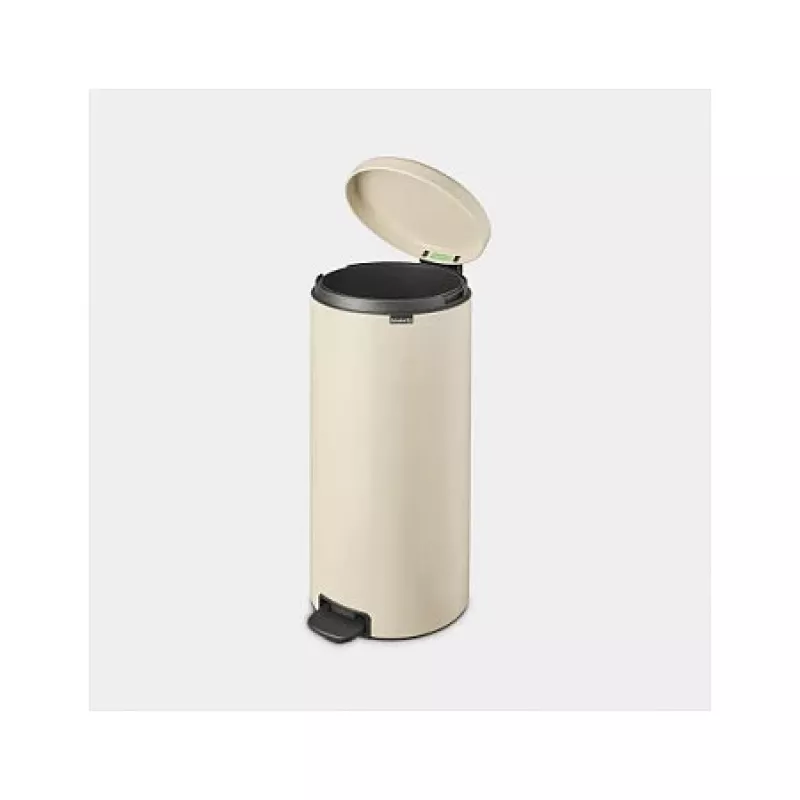 Pattumiera rotonda beige Brabantia NewIcon 30 L