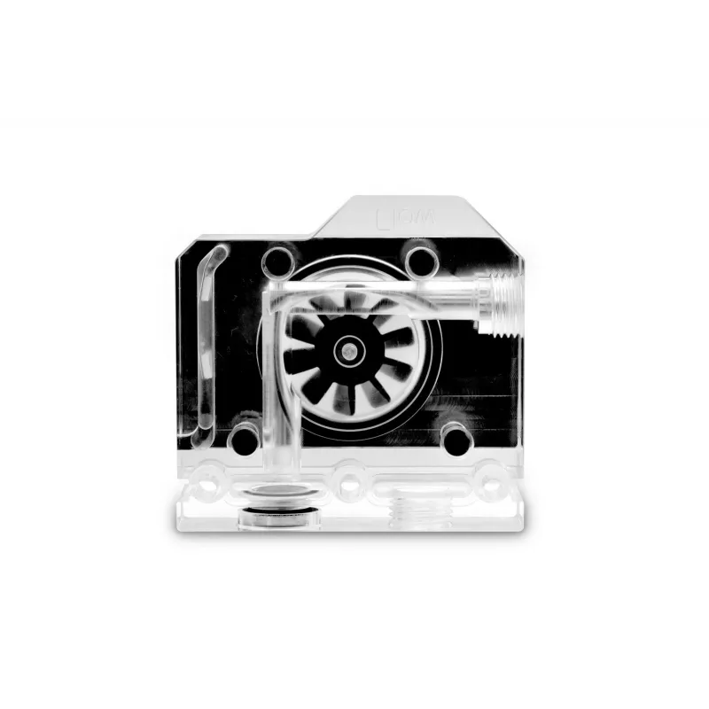 Indicatore di flusso EKWB — acciaio inox nichelato e trasparente 1 pz